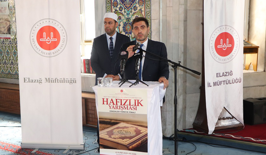 Hafızlık Yarışması Türkiye birincisi Elazığ’da belli oldu