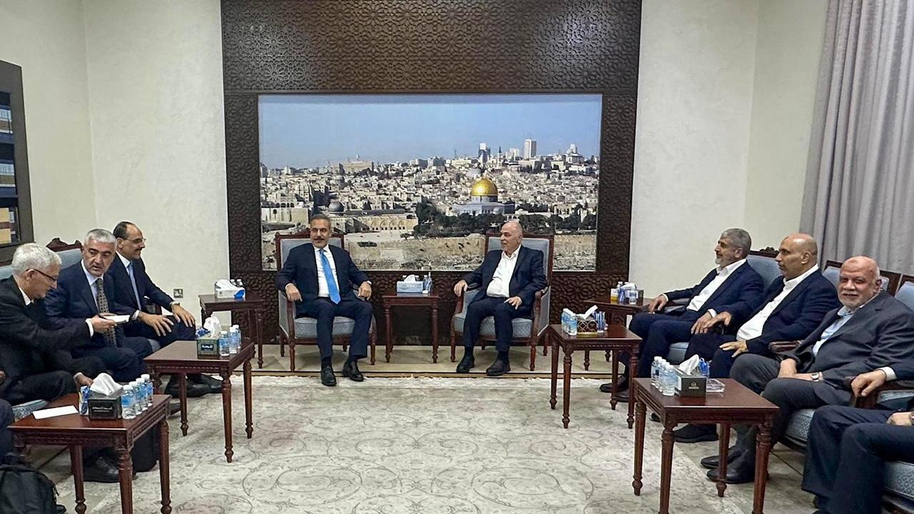 Fidan ve Kalın, Doha’da Hamas Yetkilileriyle Görüştü