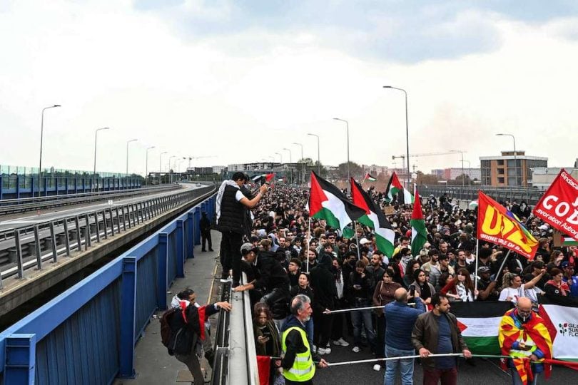Yaklaşık yarım milyon İtalyan, Gazze’ye destek için genel greve çıktı – (fotoğraflar ve video)
