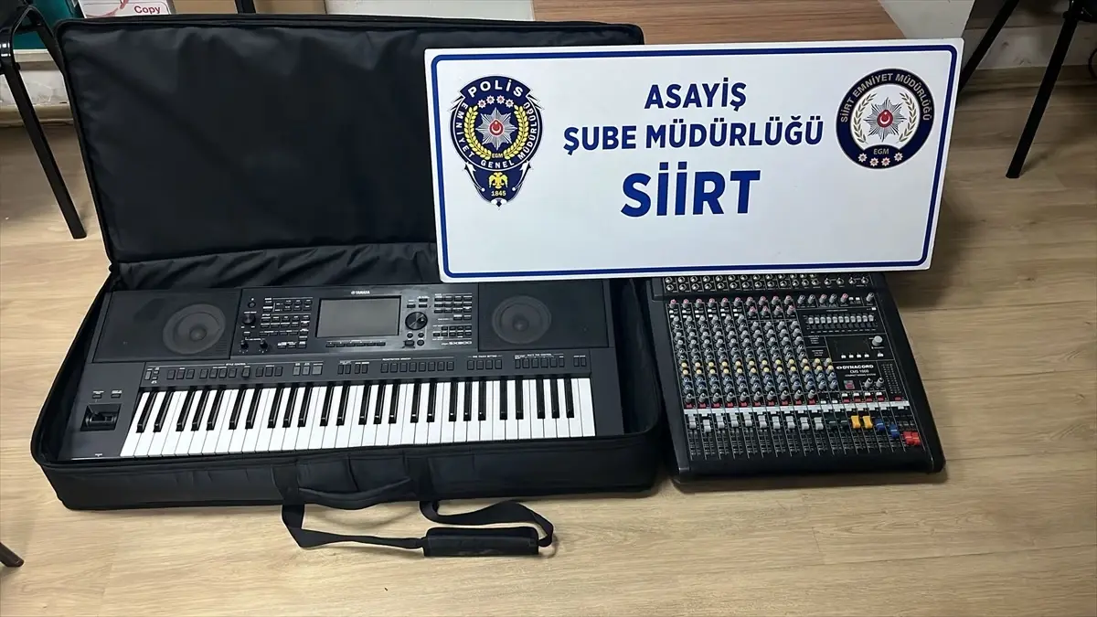 Siirt’te Düğün Salonundan Hırsızlık Olayı: İki Kişi