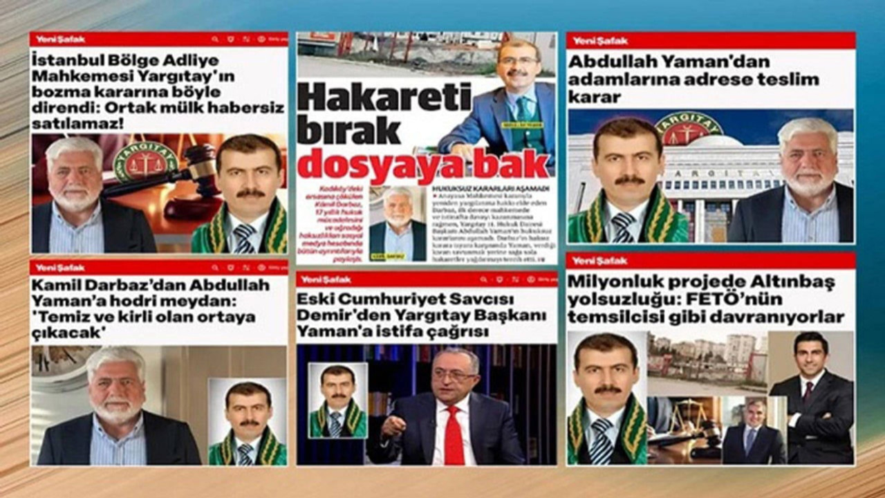 Yeni Şafak Gazetesi Yargıtay Başkanı Hakkında Suç Yeni Şafak Gazetesi Yargıtay Başkanı Hakkında Suç