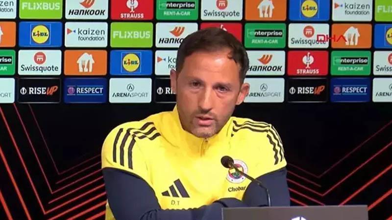 Domenico Tedesco: 10 kişi olmalarına rağmen maç zordu