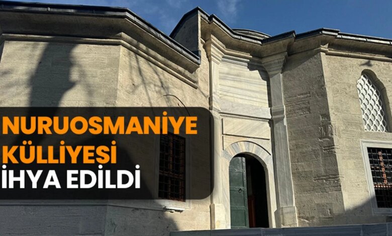 Nuruosmaniye Külliyesi Restorasyonu Tamamlandı