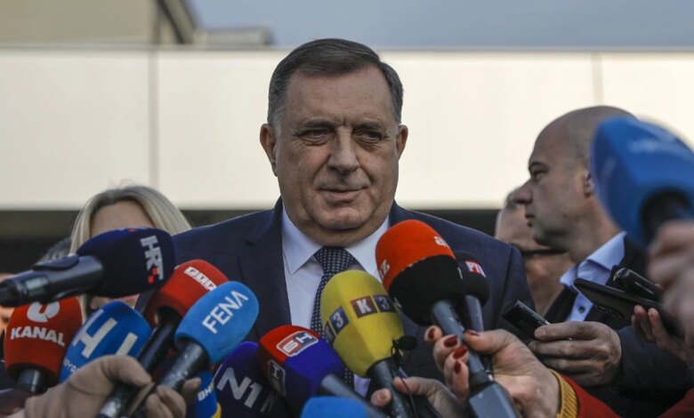 Bosnalı Sırp Lider Dodik’in Ayrılma İfadeleri Devam Ediyor Bosnalı Sırp Lider Dodik’in Ayrılma İfadeleri Devam Ediyor