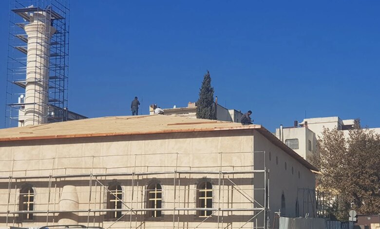 Dervişiye Camii Yeniden İnşa Ediliyor