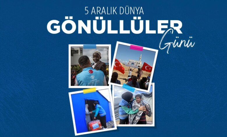 Dünya Gönüllüler Günü’nde Gönüllülere Teşekkür Dünya Gönüllüler Günü’nde Gönüllülere Teşekkür